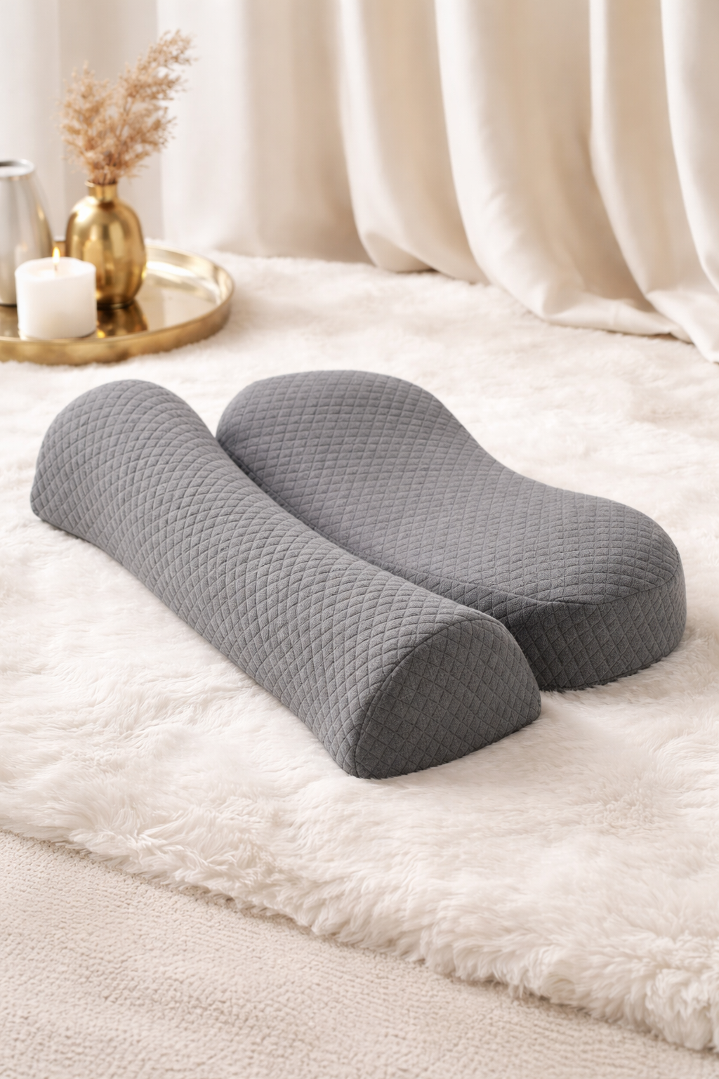 Oreiller Ergonomique Cervical 2-en-1