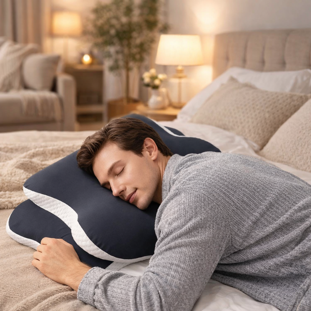 Oreiller papillon anti-ronflement Prestige