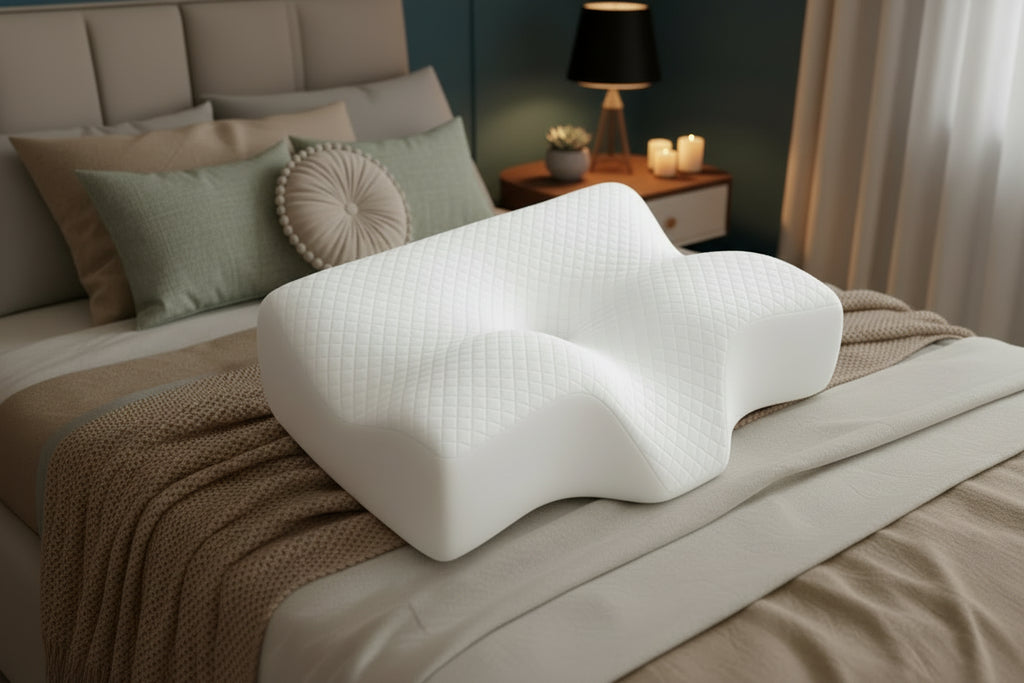 Oreiller ergonomique anti-ronflement