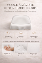 Oreiller Ergonomique Cervical 2-en-1